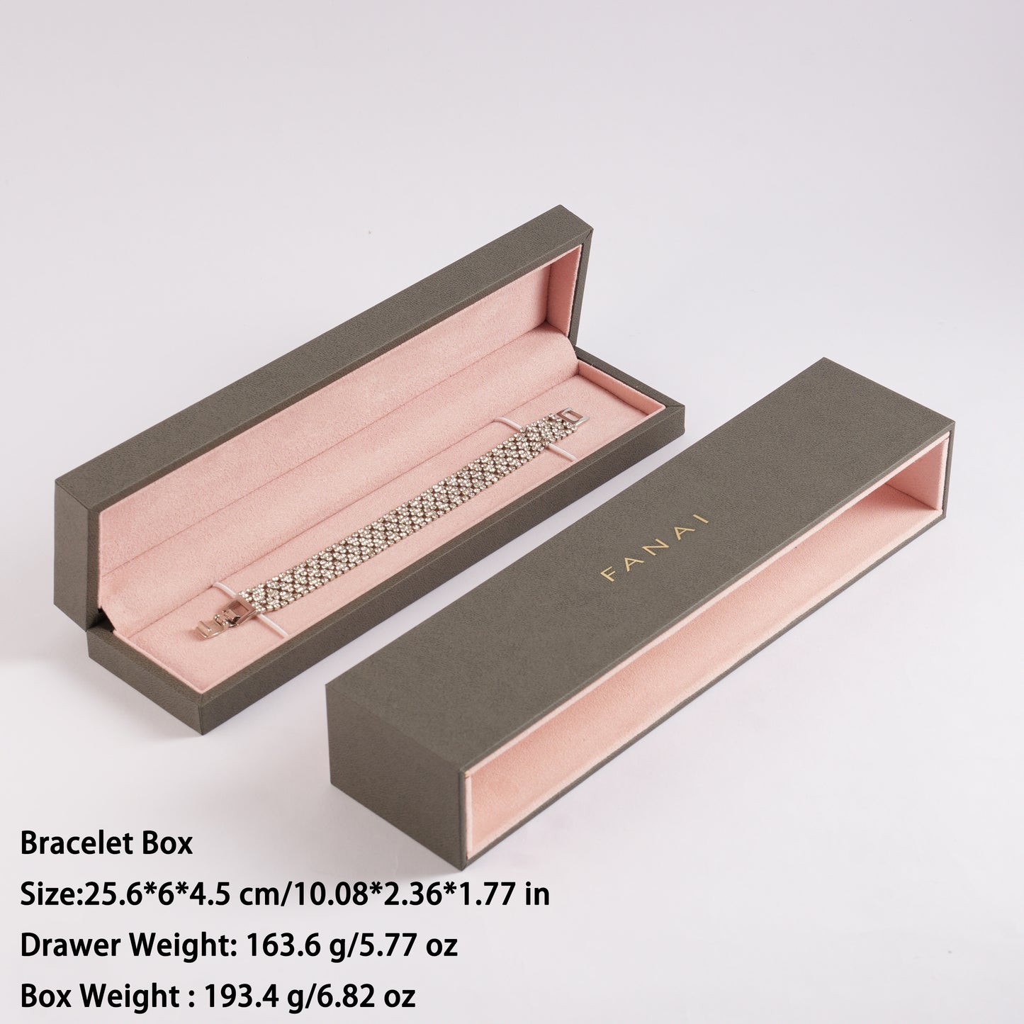 50 pcs FANAI 【The Lilac Croco Suite】 Premium Croc-Embossed Pastel Leather Jewelry Box | Luxury French Romantic Organizers for Designers