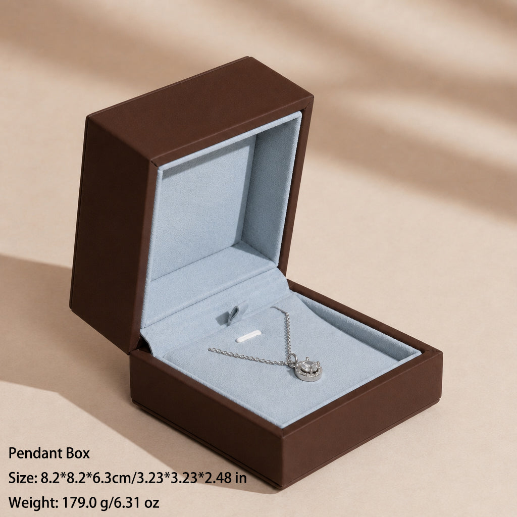 50 pcs FANAI 【The Twilight Aura】 Premium Matte Smooth Leather Jewelry Box | Luxury Twilight Organizers for Designers