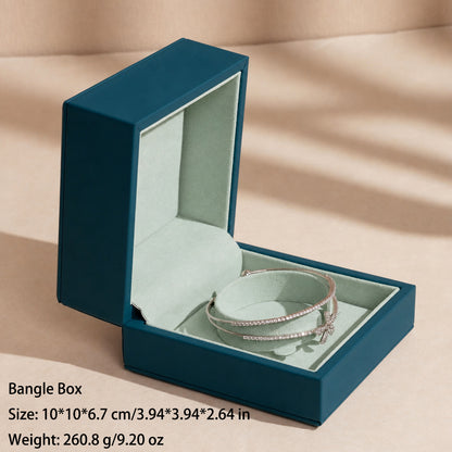 50 pcs FANAI 【The Twilight Aura】 Premium Matte Smooth Leather Jewelry Box | Luxury Twilight Organizers for Designers