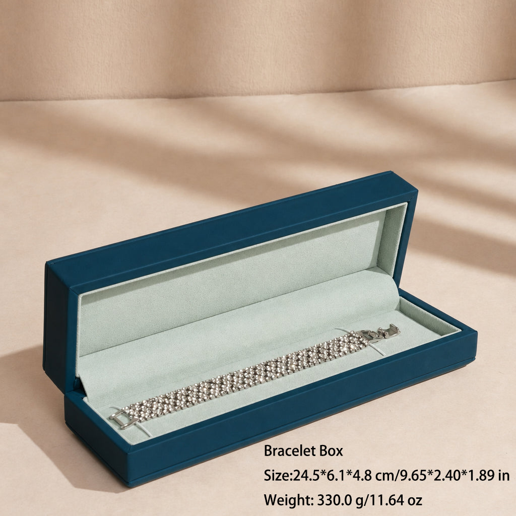 50 pcs FANAI 【The Twilight Aura】 Premium Matte Smooth Leather Jewelry Box | Luxury Twilight Organizers for Designers