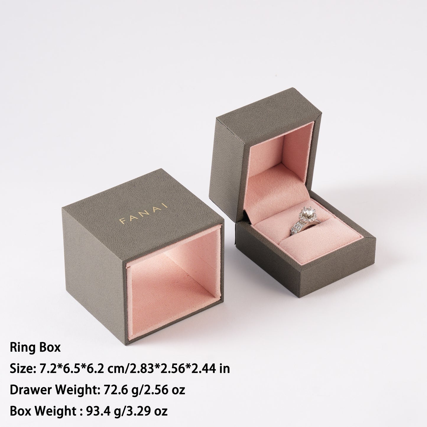 50 pcs FANAI 【The Lilac Croco Suite】 Premium Croc-Embossed Pastel Leather Jewelry Box | Luxury French Romantic Organizers for Designers