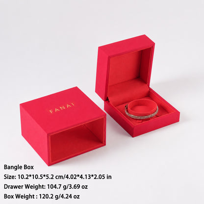 50 pcs FANAI 【The Lilac Croco Suite】 Premium Croc-Embossed Pastel Leather Jewelry Box | Luxury French Romantic Organizers for Designers