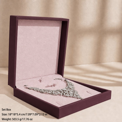 50 pcs FANAI 【The Dune Suite】 Premium Smooth PU Leather Jewelry Box | Minimalist Amber Organizer Cases for Designers