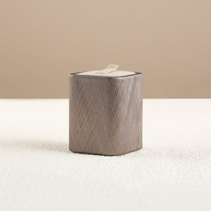 Modern Brushed Charcoal Leatherette Window Jewelry Display Prop Set | Luxury Metallic Bronze Countertop Necklace Bust and Ring Stand Ensemble