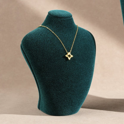 Luxury Peacock Emerald Velvet 3-Piece Necklace Display Bust Set | Premium Moss Green Countertop Pendant Jewelry Mannequin Stand Ensemble