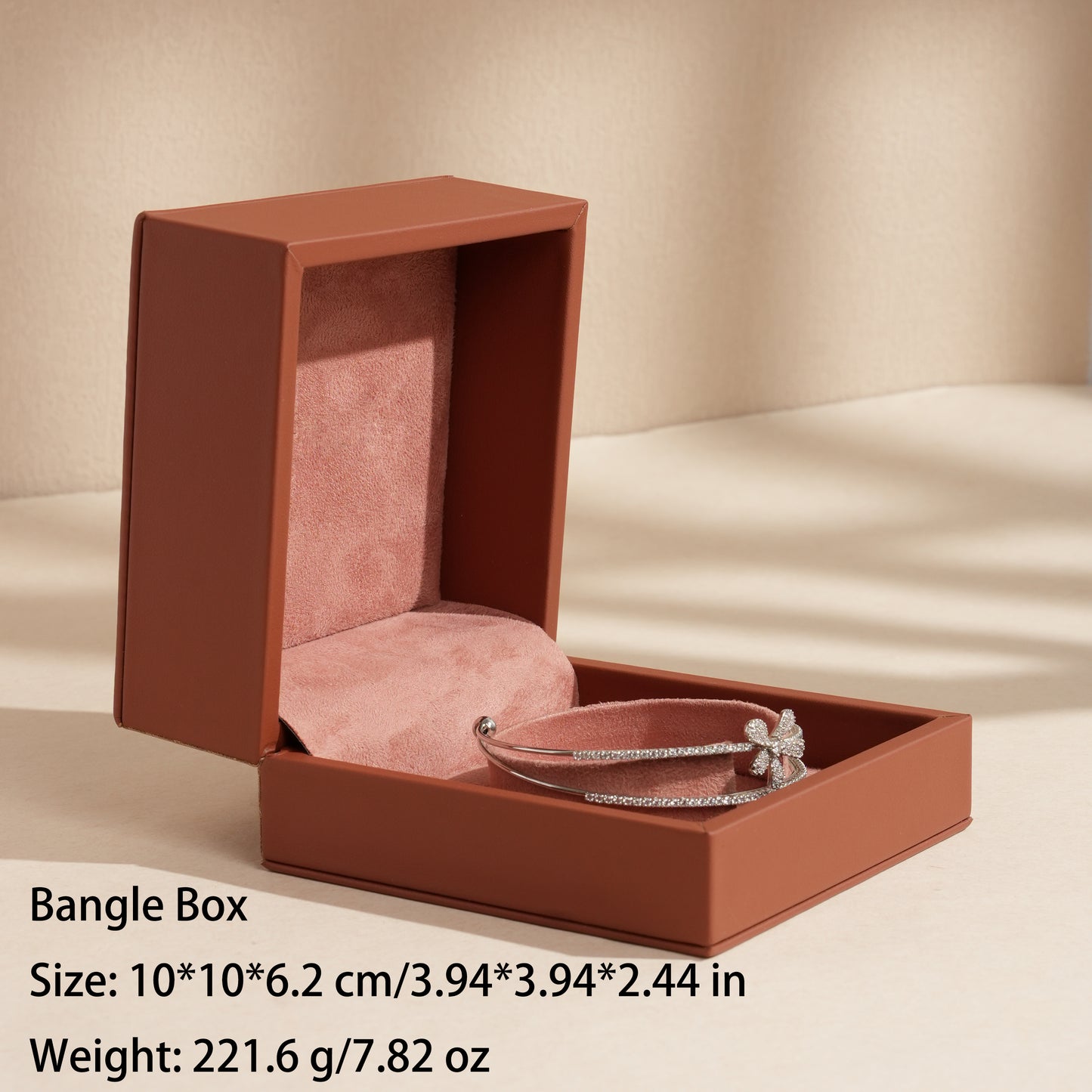 50 pcs FANAI 【The Dune Suite】 Premium Smooth PU Leather Jewelry Box | Minimalist Amber Organizer Cases for Designers
