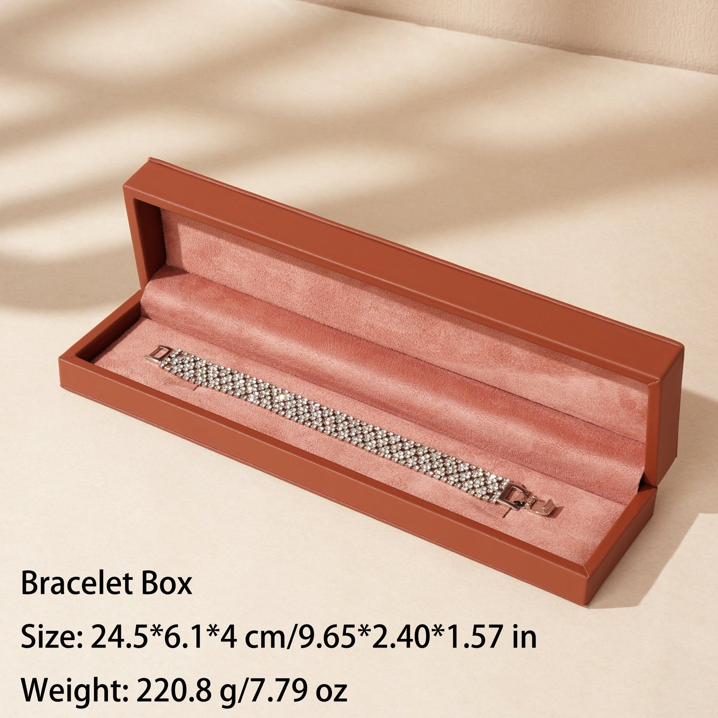 50 pcs FANAI 【The Dune Suite】 Premium Smooth PU Leather Jewelry Box | Minimalist Amber Organizer Cases for Designers