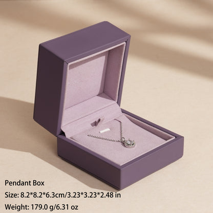 50 pcs FANAI 【The Twilight Aura】 Premium Matte Smooth Leather Jewelry Box | Luxury Twilight Organizers for Designers