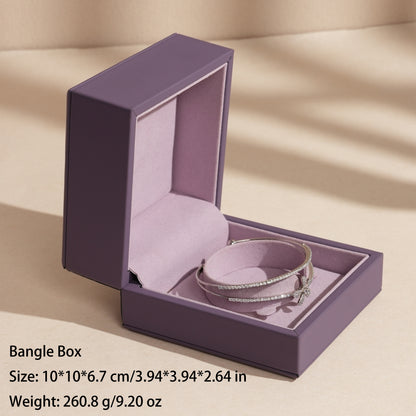 50 pcs FANAI 【The Twilight Aura】 Premium Matte Smooth Leather Jewelry Box | Luxury Twilight Organizers for Designers
