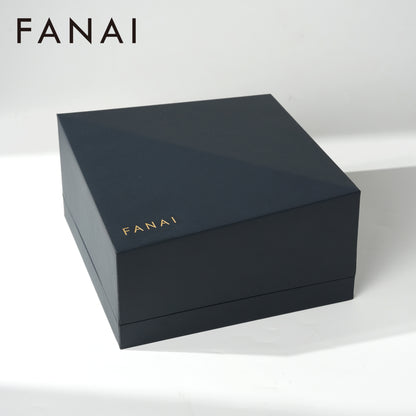 20 pcs FANAI Luxury Geometric Sculptural Box-in-Box Jewelry Gift Set | Premium Deep Space Matte Origami-Style Nested Ring,Pendant and Pendant Packaging Case
