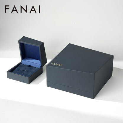 20 pcs FANAI Luxury Geometric Sculptural Box-in-Box Jewelry Gift Set | Premium Deep Space Matte Origami-Style Nested Ring,Pendant and Pendant Packaging Case