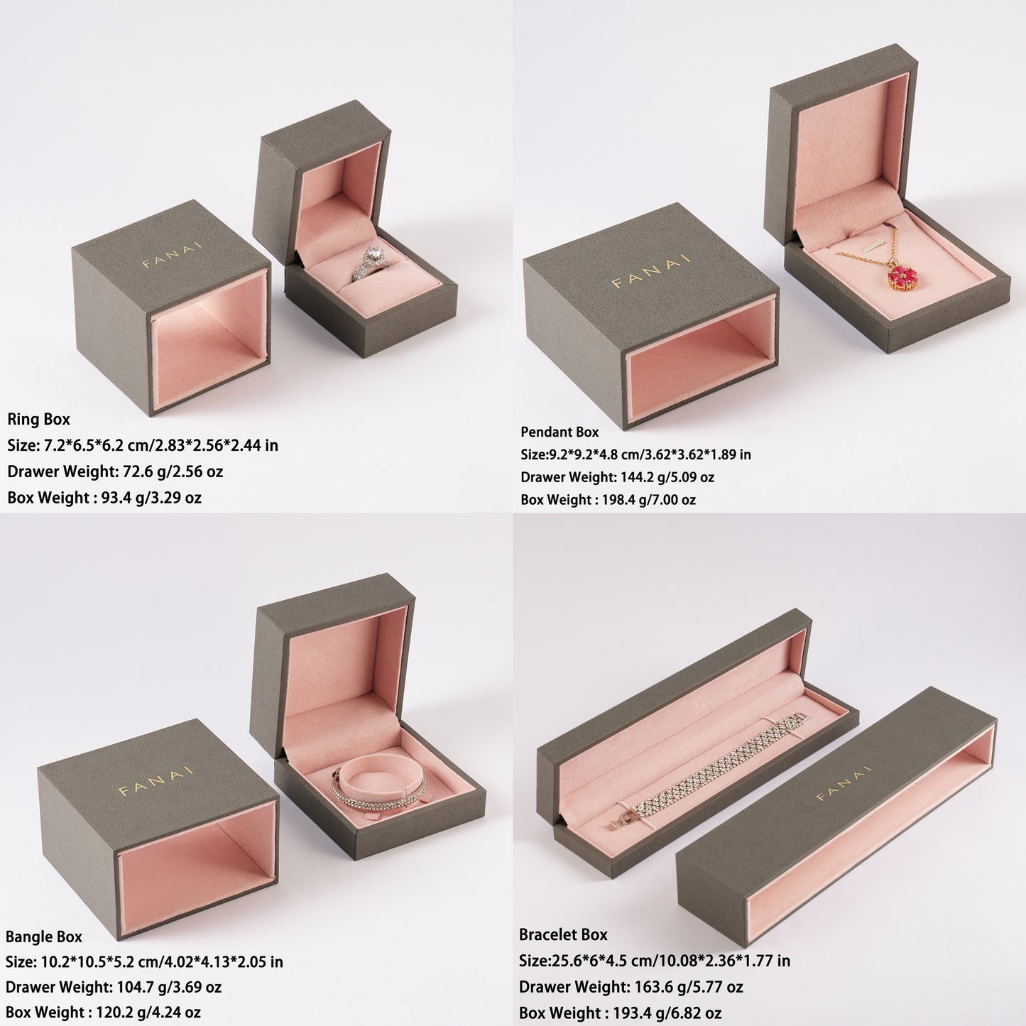 50 pcs FANAI 【The Lilac Croco Suite】 Premium Croc-Embossed Pastel Leather Jewelry Box | Luxury French Romantic Organizers for Designers